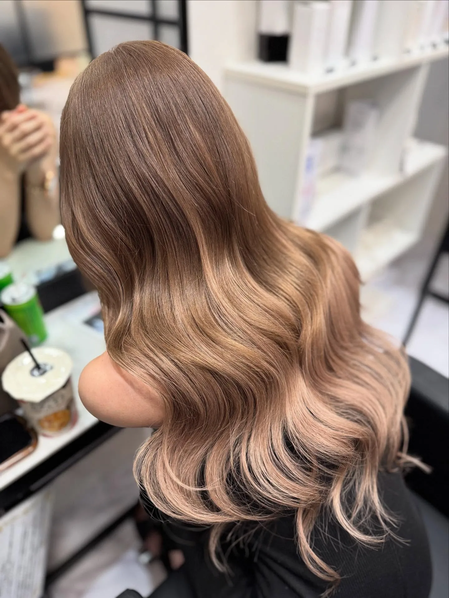 ✴︎lamchele✴︎ミルクティーベージュ×シールエクステ