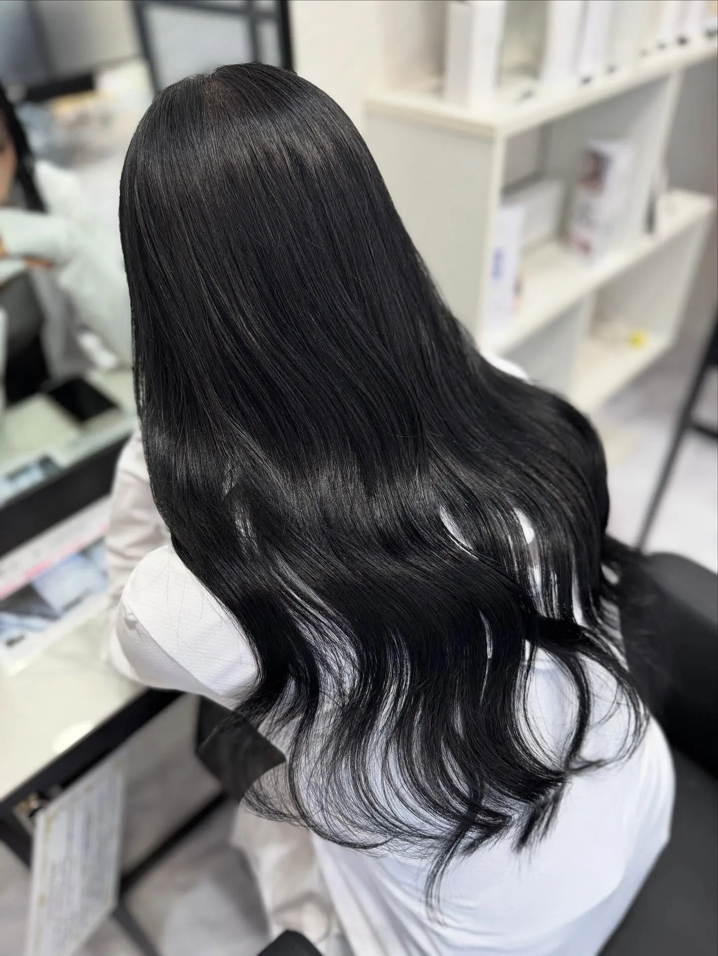 ✴︎lamchele✴︎ブルーブラック×シールエクステ