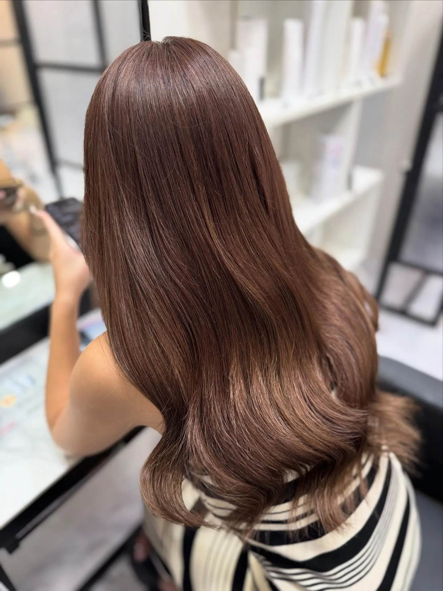 ✴︎lamchele✴︎ミルクティーブラウン×シールエクステ