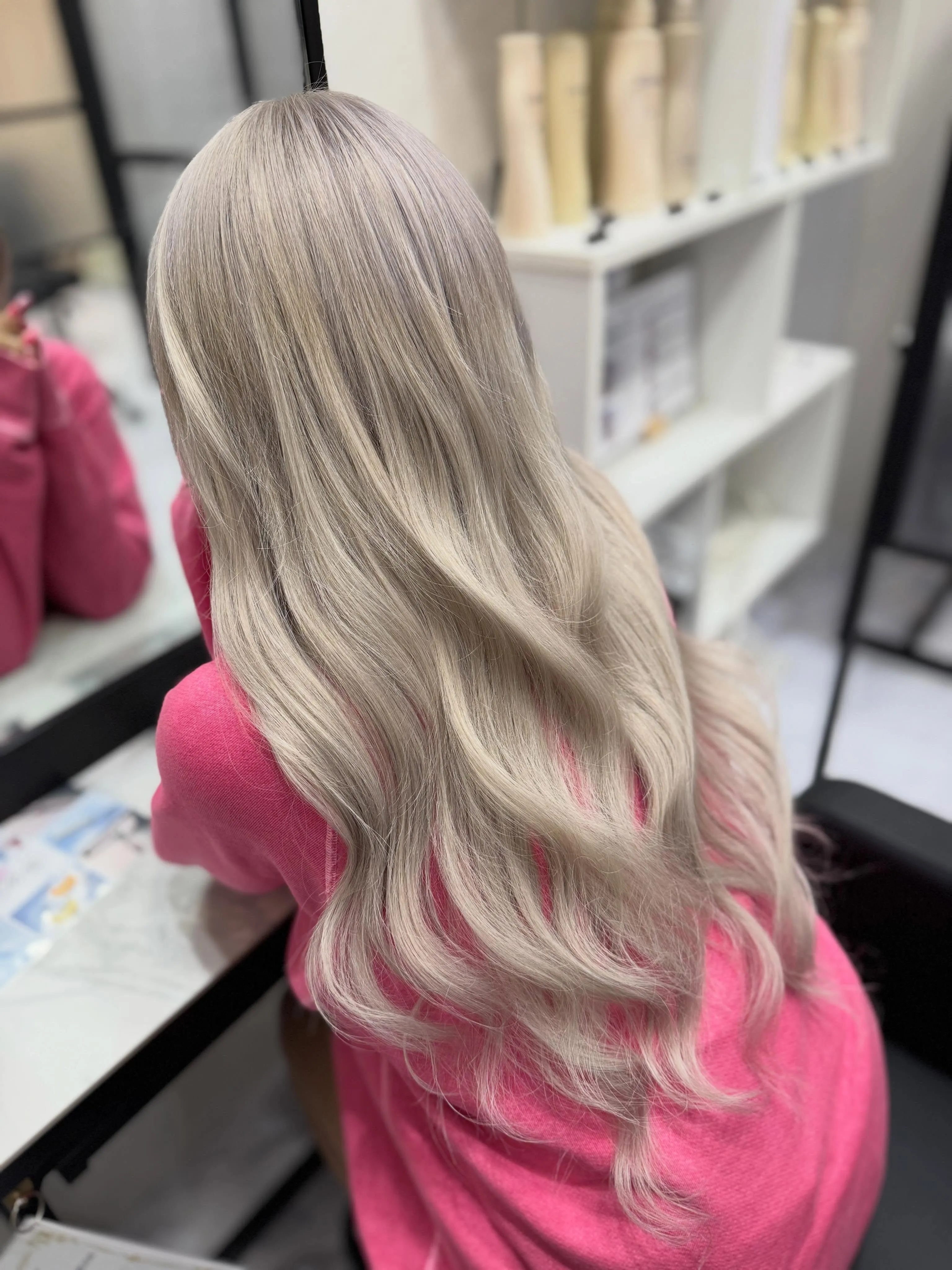 ✴︎lamchele✴︎ホワイトグレージュ×ケアブリーチカラ...