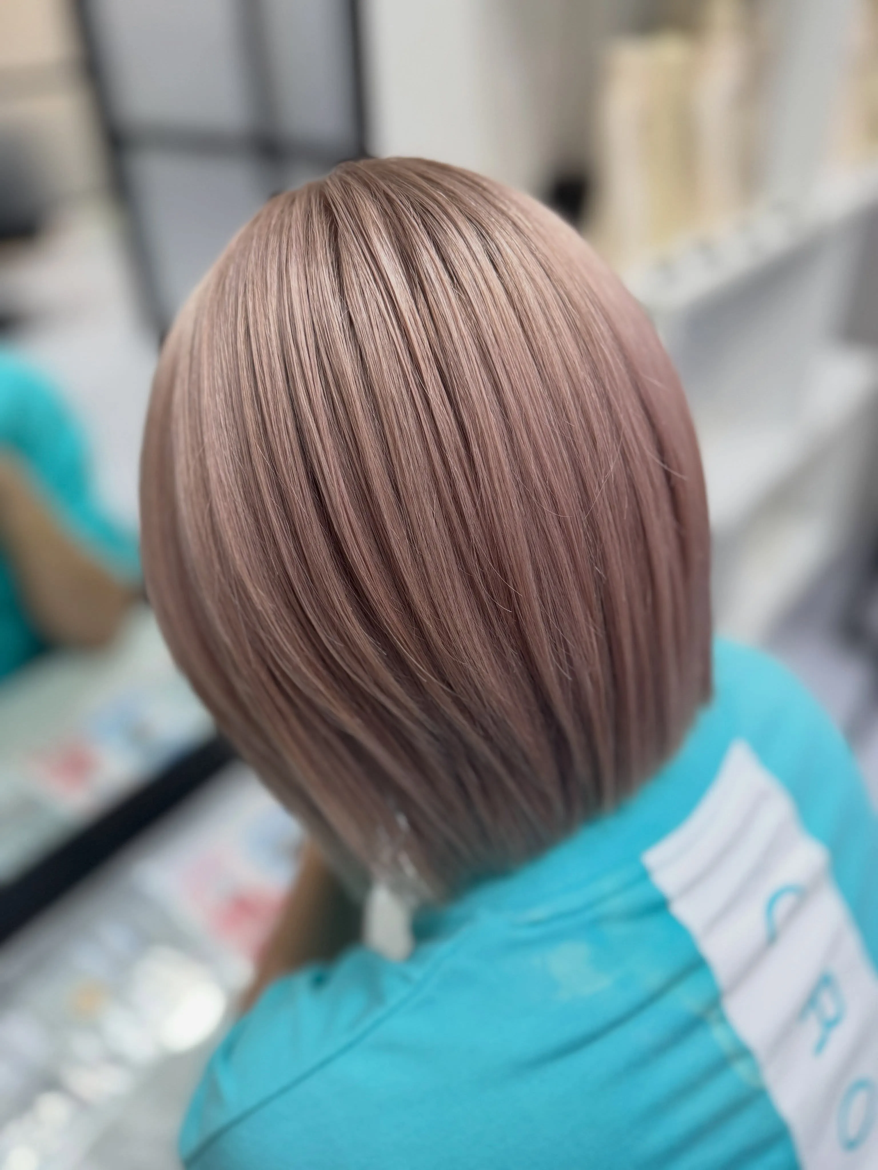✴︎lamchele✴︎ホワイトピンクベージュ×ケアブリーチ...
