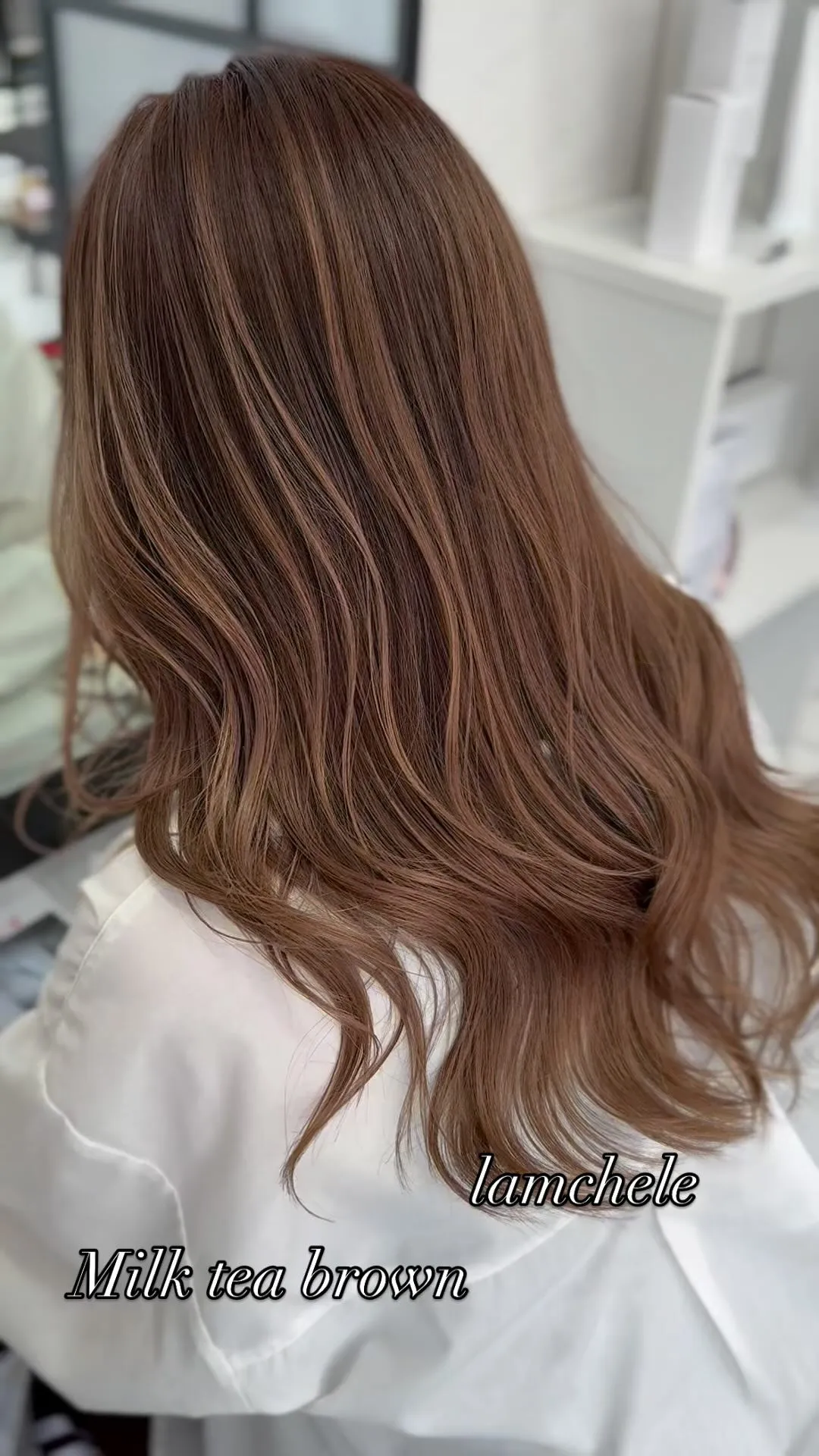 ✴︎lamchele✴︎ミルクティーブラウン×バレイヤージュ