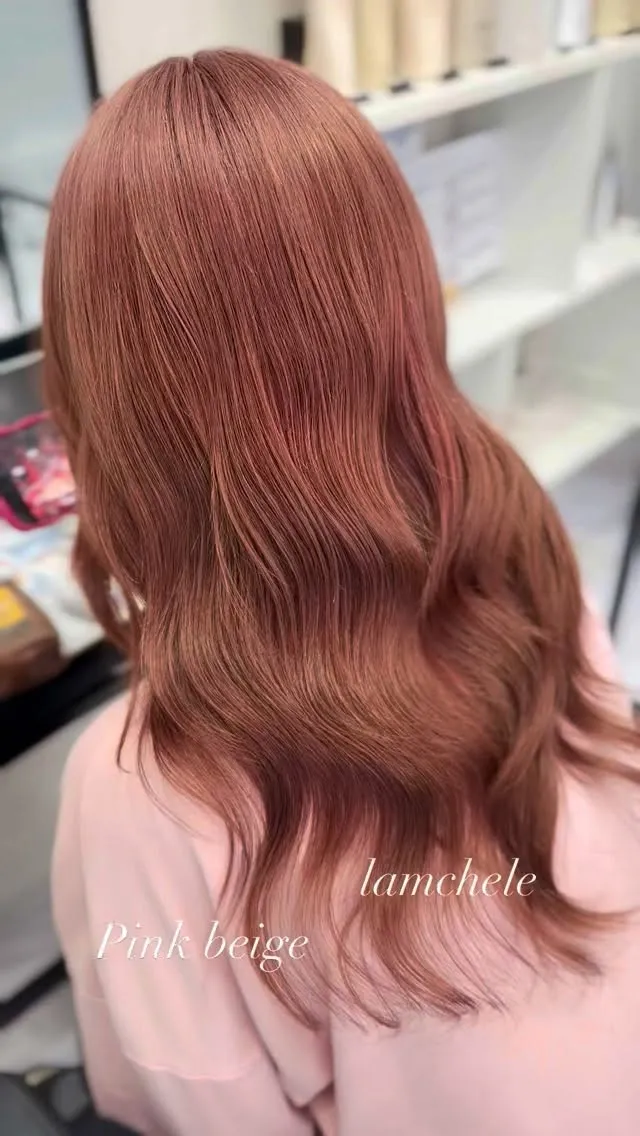 ✴︎lamchele✴︎ピンクベージュカラー×ケアブリーチカ...